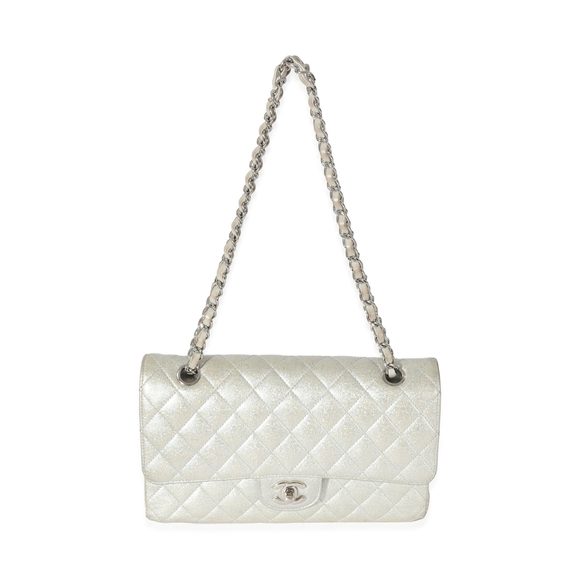 Chanel 21K Glitter Caviar Medium Classic Double Flap Bag - Picture 4 of 7